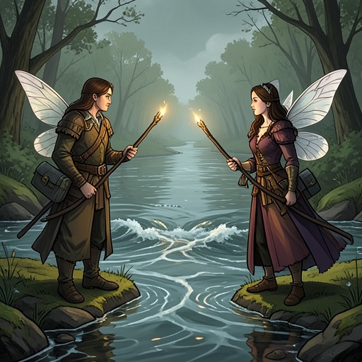 The Human-Faerie Relationship from "A Court of Thorns and Roses". This flow traces the movement from inherited hatred toward reciprocal recognition.
