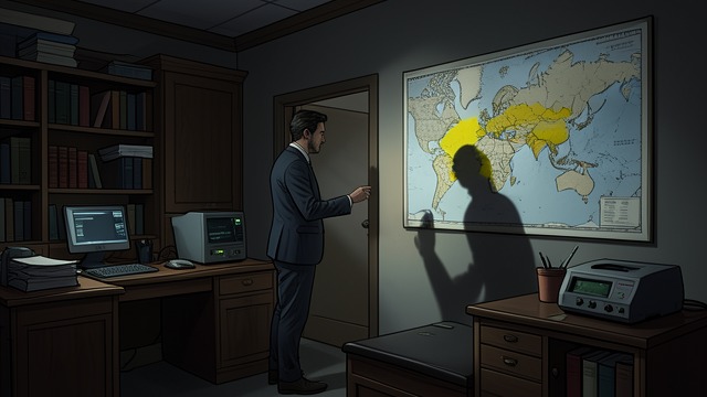 The Company’s Welcome from "Heart of Darkness". Into the Company The City Office In the Company’s “Whited Sepulchre” City, Marlow entered silent offices and saw a map marked with imperial territories.