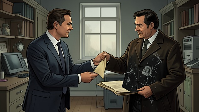The Company’s Inquiry from "Heart of Darkness". A Claim to the Papers Official Interest A Company representative asked Marlow for Kurtz’s documents, citing the need for knowledge about unexplored regions.