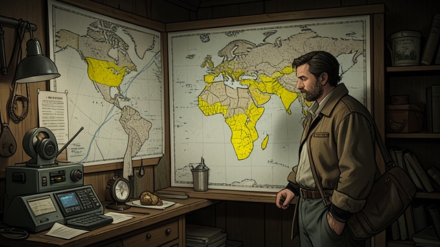 The Map’s Yellow Region from "Heart of Darkness". A Territory Coloured for Trade The Map Marlow studied a map of the Company’s territories before sailing.