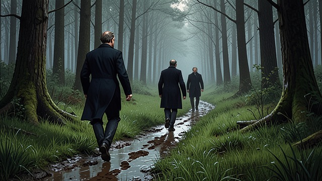 The Flight into the Forest from "Heart of Darkness". Kurtz Leaves the Cabin An Unseen Absence Marlow awoke to find that Kurtz had left the cabin.