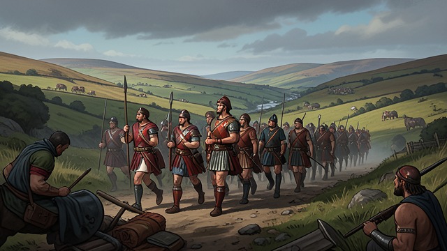 Romans in Britain from "Heart of Darkness". Empire Reversed The Earlier Conquest Marlow imagines Roman soldiers entering Britain as strangers.