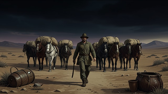 The Forced March from "Heart of Darkness". A Road of Exhaustion Carriers and Ruins Marlow crossed the interior with a caravan of carriers, passing abandoned villages and a landscape emptied by colonial…