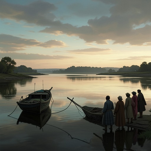 The Frame on the Thames from "Heart of Darkness". This flow follows the Thames framing narrative as Marlow’s recollection alters the listeners’ view of imperial history and their own world.