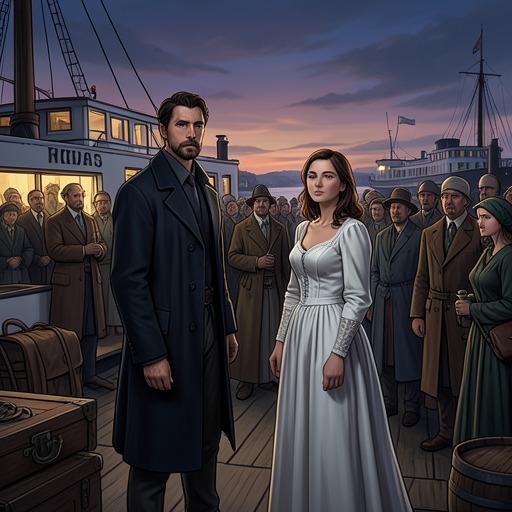 Kurtz and the Intended from "Heart of Darkness". This flow contrasts Kurtz’s distant engagement with the Intended’s idealized remembrance after his death.