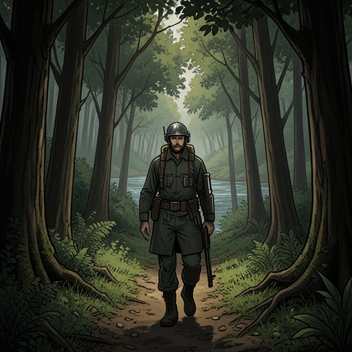 The Journey to the Inner Station from "Heart of Darkness". This flow traces Charles Marlow’s difficult progress from the coast upriver toward the Inner Station and its elusive agent.