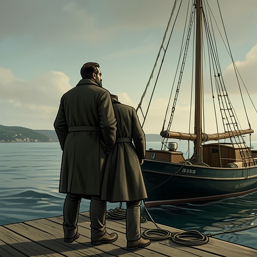 The Russian Trader’s Unfinished Fate from "Heart of Darkness". This flow follows the Russian Trader’s precarious independence and his decision to leave rather than remain within Kurtz’s orbit.
