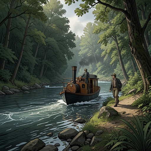 The Civilizing Mission Unmasked from "Heart of Darkness". This flow traces the contrast between imperial claims of improvement and the destructive practices visible along the river.