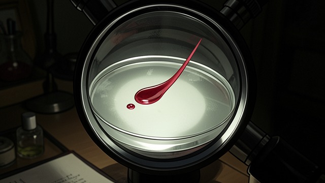 Blood Specimen from "I Am Legend". The Germ on Glass Microscopic Evidence After learning to operate a microscope, Robert Neville examines infected blood and sees a moving rod-shaped organism.