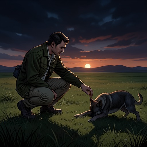 The Dog and the Need to Care from "I Am Legend". This flow traces Robert Neville’s brief recovery of tenderness through a surviving dog and the collapse of that hope.