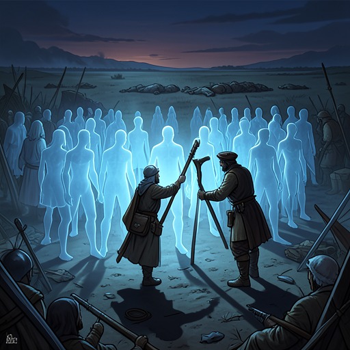 Human Versus Infected from "I Am Legend". This flow traces the conflict from simple survival defense toward a morally unstable war between incompatible populations.