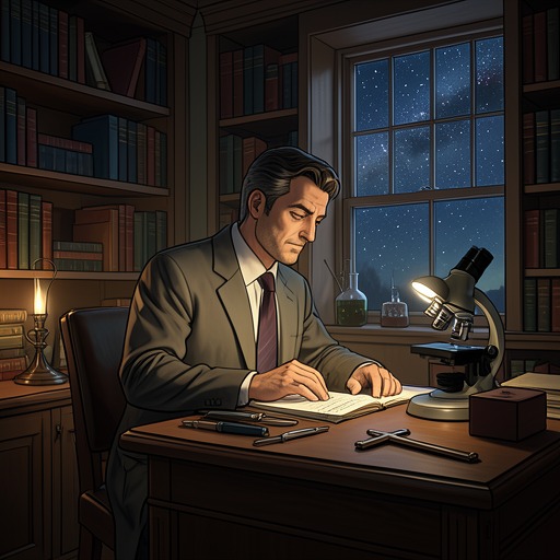 Science Against Superstition from "I Am Legend". This flow traces the intellectual conflict between inherited vampire mythology and Robert Neville’s empirical investigations.