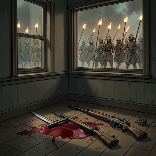 Violence and Civilization from "I Am Legend". This flow traces how survival violence evolves into organized social violence and exposes the thin boundary between order and brutality.