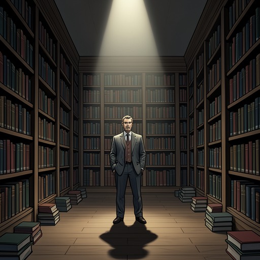 The Burden of Knowledge from "I Am Legend". This flow traces how understanding gives Robert Neville power while increasing his isolation and ethical burden.