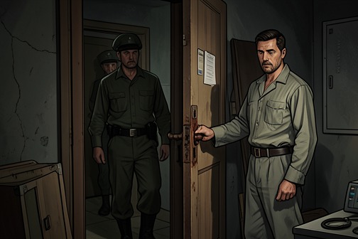 Molina Is Shot Dead Under Police Surveillance from "Kiss of the Spider Woman". Molina Is Shot Dead Under Police Surveillance is the fatal culmination of the surveillance that follows Molina’s parole.