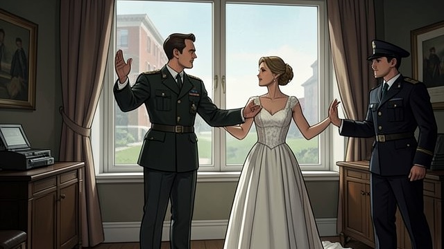 A Promise Interrupted from "Kiss of the Spider Woman". A Promise Interrupted A future imagined The pilot and his fiancée plan to return after their wedding and carve their names in a window.