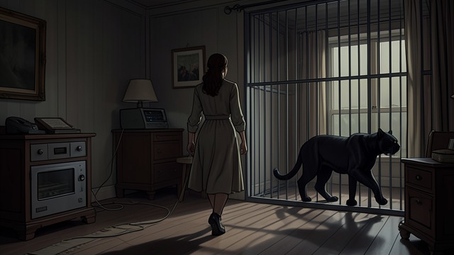 The Cage Becomes a Destination from "Kiss of the Spider Woman". The Cage Becomes a Destination Compulsion grows Irena repeatedly returns to watch the panther, drawn toward the animal and away from home.