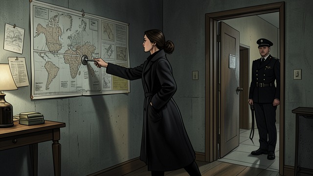 Espionage Between Them from "Kiss of the Spider Woman". Espionage Between Them Secrecy grows Leni steals military information while concealing her activities from the officer.