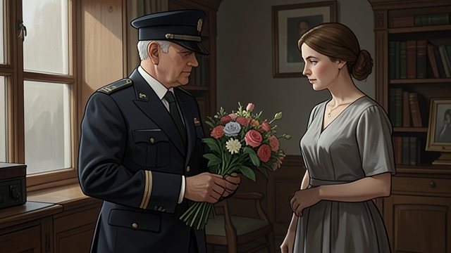 Flowers from Germany from "Kiss of the Spider Woman". Flowers from Germany Courtship begins The German officer brings Leni flowers from his homeland and invites her to supper.