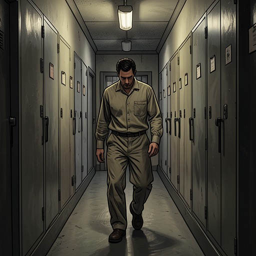 Molina’s Parole and Surveillance from "Kiss of the Spider Woman". Freedom gives Molina a chance to work and reconnect, but the state’s monitoring turns ordinary movements into evidence and closes around him.