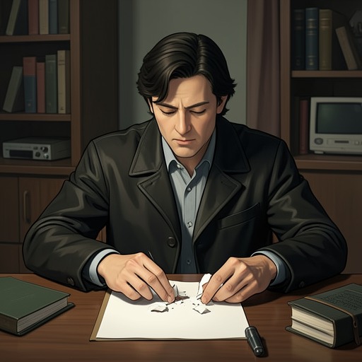 Valentin’s Letter to Marta from "Kiss of the Spider Woman". Dictating and tearing up a letter lets Valentin confess fear, desire, and doubt before choosing silence again.