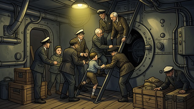 Family Embarkation from "World War Z". Family Embarkation Recruitment Crew members secretly summon relatives to the base under false pretenses.