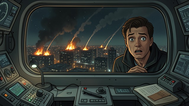 Earth As Evidence from "World War Z". Earth As Evidence Surveillance The crew watches battles, evacuations, fires, and refugee columns from orbit.