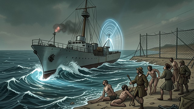 Beachhead Nets from "World War Z". Beachhead Nets Diversion Ships use active sonar to draw undead away from landing beaches.