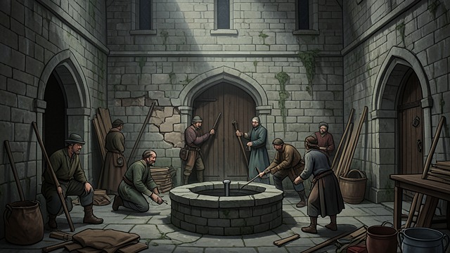 Castle Memory from "World War Z". Castle Memory Old Fortifications David Allen Forbes revisits medieval castles as possible refuges.