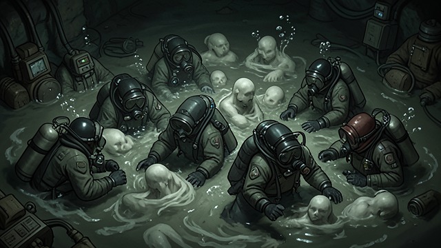 Troll Swarm from "World War Z". Troll Swarm Ambush A swarm surrounds divers at a Norwegian platform. Blindness Silt, darkness, and suit insulation remove ordinary senses.