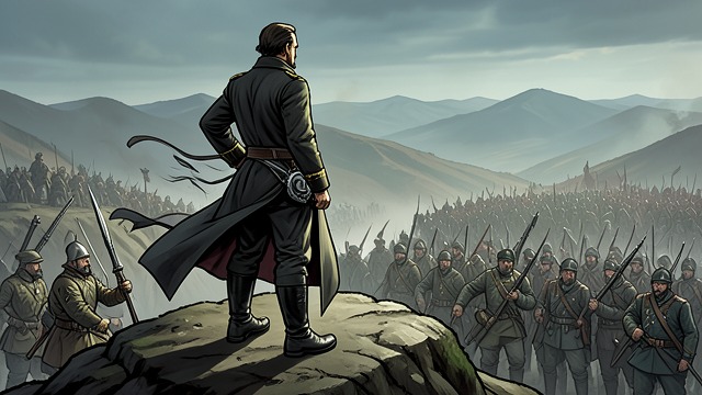 Raj-Singh’s Arrival from "World War Z". Raj-Singh’s Arrival Authority General Raj-Singh reaches the pass and accepts responsibility for the impossible decision.