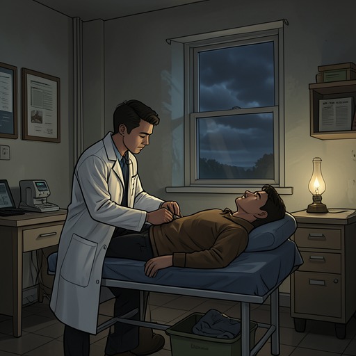 The First Witness from "World War Z". This flow follows Kwang Jingshu from skeptical physician to imprisoned witness of the plague’s concealed origin.
