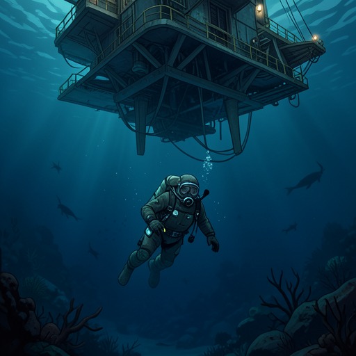 The Deep War from "World War Z". This flow traces the underwater campaign from industrial protection to the permanent unfinished war against submerged undead.