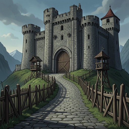 The Architecture Of Safety from "World War Z". This flow traces how survivors rediscover walls, castles, fortified roads, and local defense as practical forms of communal memory.