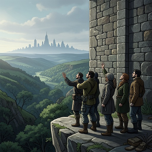 The Space Of Civilisation from "World War Z". This flow traces the postwar debate over whether survival requires safety alone or the courage to reclaim a future.