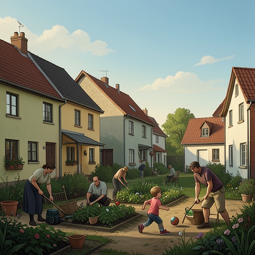 The Civic Future from "World War Z". This flow follows the reconstruction of ordinary citizenship through neighborhood defense, shared housing, and democratic accountability.