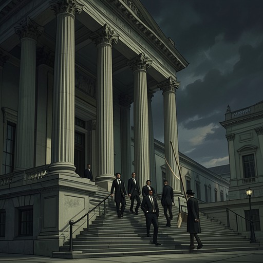 The Politics Of Survival from "World War Z". This flow traces how wartime leadership preserves democratic institutions while using coercion against internal enemies.