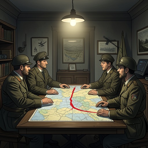 The Redeker Choice from "World War Z". This flow traces the creation, adoption, and moral afterlife of a strategy that saves populations by abandoning others.