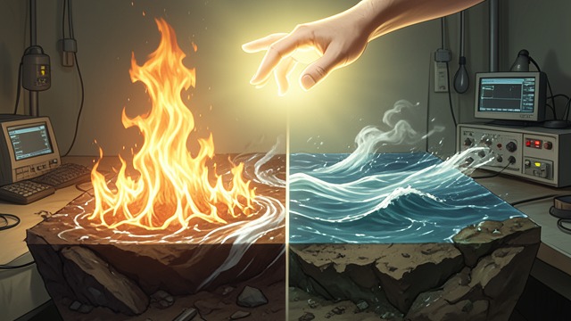 Elemental Separation from "Metamorphoses". Elemental Separation A World Divided A divine power separates fire, air, earth, and water, assigning each element a region and a function.