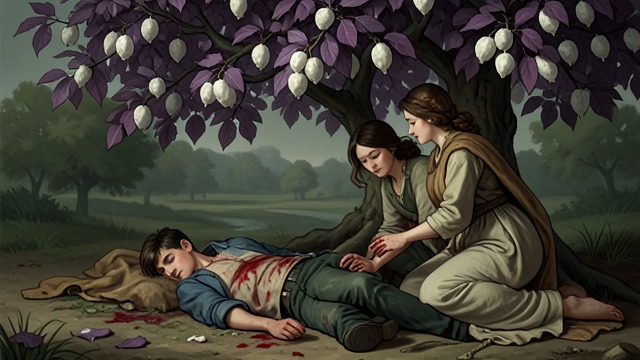 Mulberry and Lovers from "Metamorphoses". Mulberry and Lovers Misread Evidence Thisbe’s dropped veil causes Pyramus to believe she has died, and his suicide creates the second half of the tragedy.