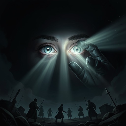 The Moral Cost of Sight from "Metamorphoses". This flow traces how seeing, being seen, and losing sight shape knowledge, shame, desire, and punishment.