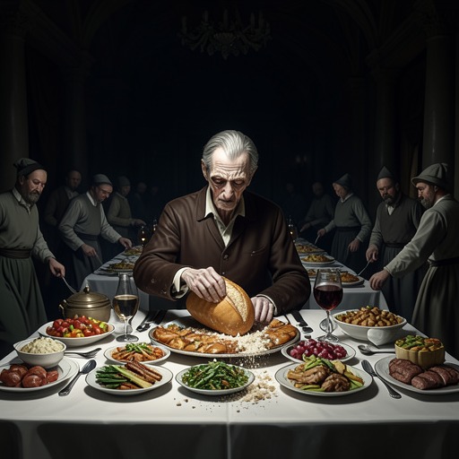 The Politics of Hunger from "Metamorphoses". This flow follows hunger from natural need to divine punishment and finally to the collapse of social wealth.
