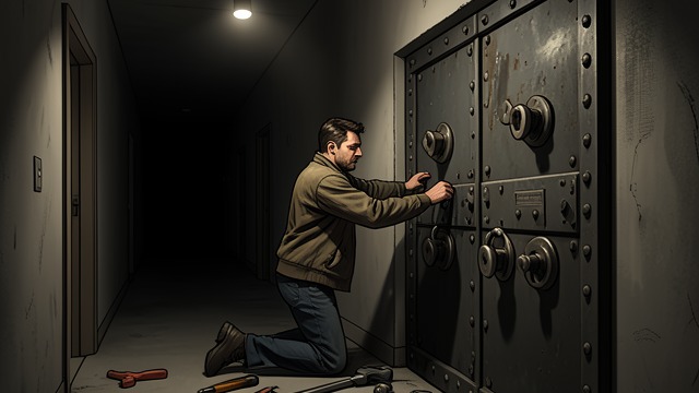 The Locked Hallway from "House of Leaves". The Locked Hallway Tom Navidson installs a steel door and four locks across the hallway.