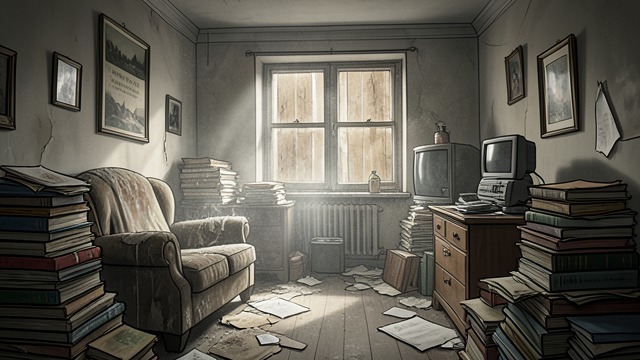 The Apartment Tomb from "House of Leaves". The Apartment Tomb Zampanò seals his apartment and fills it with objects, books, odors, and unfinished notes.