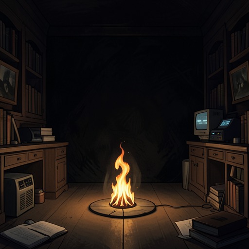 Light Against Darkness from "House of Leaves". This flow traces the book’s movement between illumination, blindness, image, and the consuming dark.