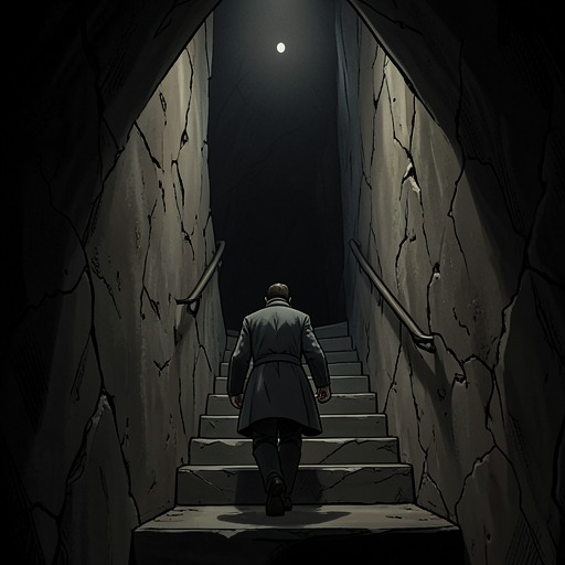 The Final Descent from "House of Leaves". This flow traces Will Navidson’s movement from investigation toward solitary confrontation and near death.