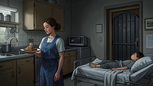 The Cookie and Suspicion from "I'm Thinking of Ending Things". The Cookie and Suspicion A causal story forms The narrator’s mother becomes sick after eating Ms. Veal’s cookie, while the child does not.