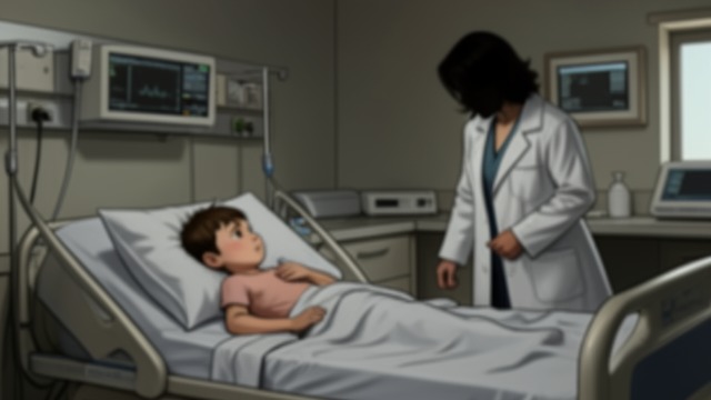 The Child’s Test from "I'm Thinking of Ending Things". The Child’s Test A forced choice Ms. Veal asks the sick child whether she is good or bad and threatens that a bad child may have to live with her.