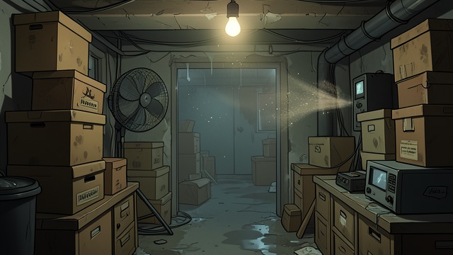 A Descent into Storage from "I'm Thinking of Ending Things". A Descent into Storage The narrator goes below While the family talks elsewhere, the narrator enters the basement and finds boxes, equipment, dirt, and a…