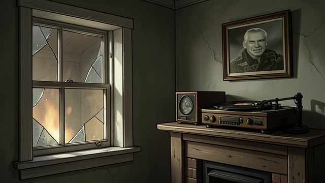 An Old Musical World from "I'm Thinking of Ending Things". An Old Musical World Music without a source Old country music plays in the farmhouse, adding to the feeling that the house belongs to another time.